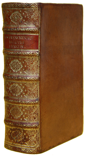 400 - Sandelholz - 1753 - Frankenau - Buch - seitlich